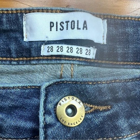 Pistola Distressed Cropped Jeans - Picture 8 of 9